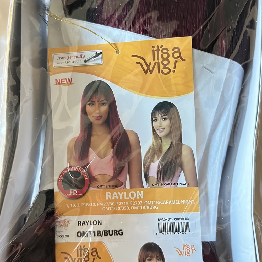 Brand new Red bang wig